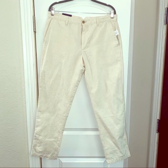 GAP Other - Men’s GAP slim fit linen pants size 32W/30L